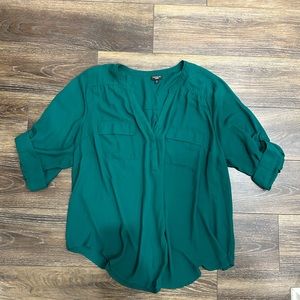 Classic Torrid Harper 3/4 Sleeve Blouse - Size 3